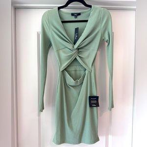 Cotton long sleeve dress